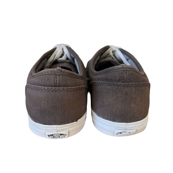 Vans Shoes Lace-Up Charcoal-y Gray Color Women’s Sz 10 - Picture 5 of 7